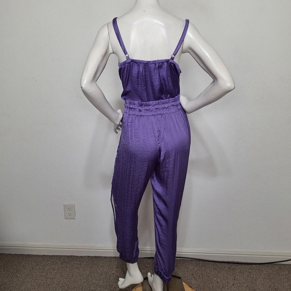 Adore Me NEW Chalk Violet Bethany Coquette Top & Pants Pajamas 2 Piece Set Sz. L - Picture 9 of 16